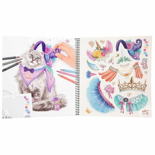 Top Model - Libro da colorare - Chiaro di luna