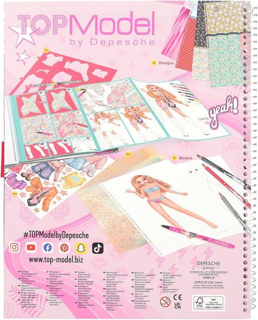 Top Model - Libro da colorare speciale