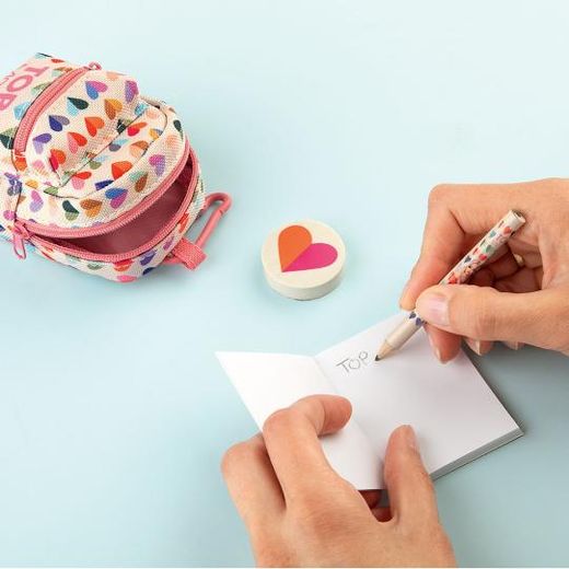 Modèle haut de gamme - Micro sac à dos avec mousqueton - Assortiment