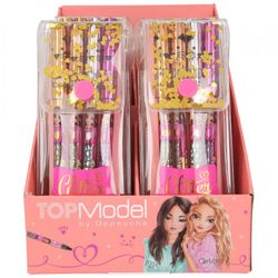 Top Model - Set Bolígrafos Gel - 4 Colores Metálicos