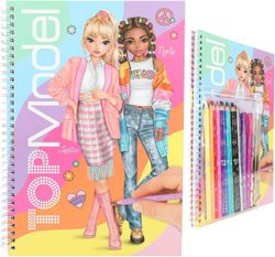 Topmodel - Malbuch-Set