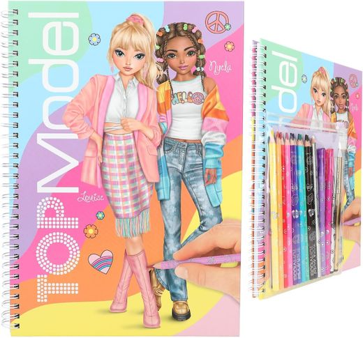 Topmodel - Malbuch-Set