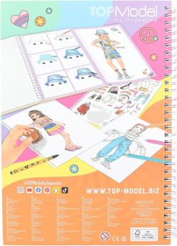 Topmodel - Malbuch-Set