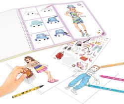 Topmodel - Malbuch-Set