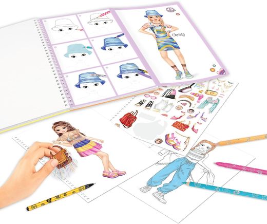Topmodel - Malbuch-Set