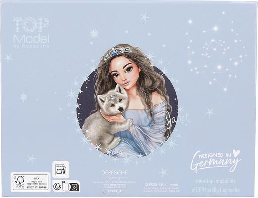 Top Model - Set di cancelleria in scatola - Collezione Wolf