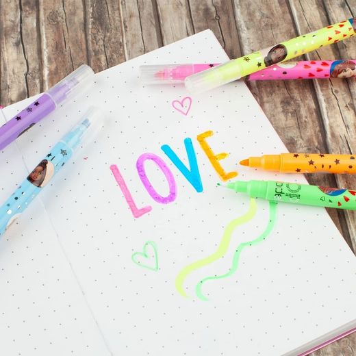 Топ-модель - Neon Duo Set Fine Tip Marker