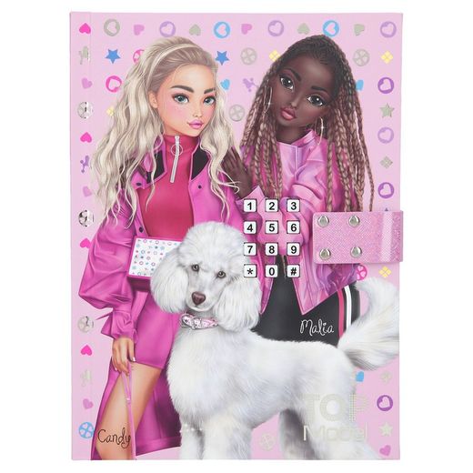 Top Modrl Diary Secret Code Bling Bling