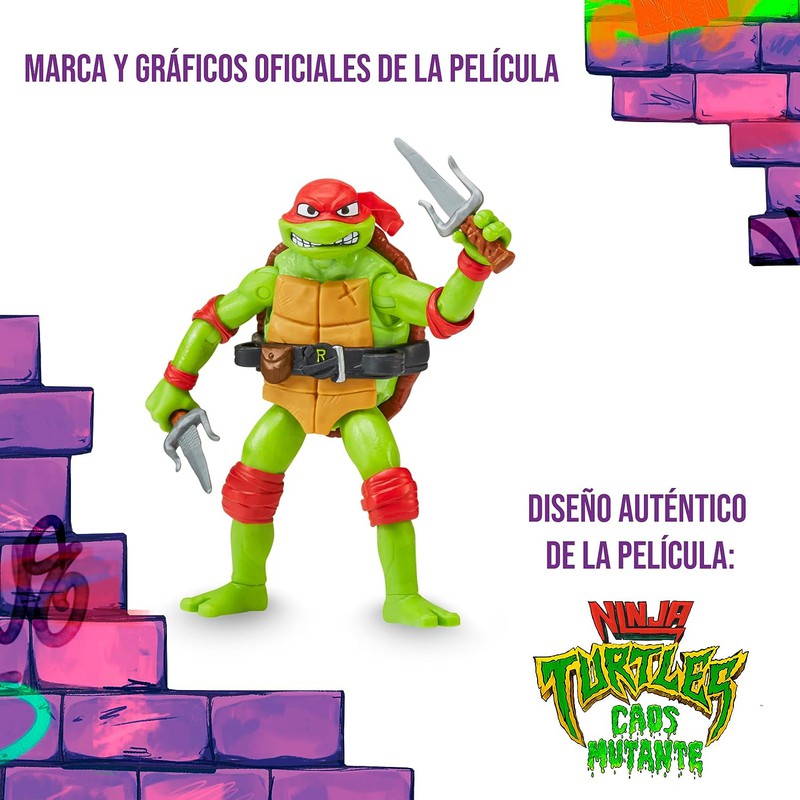 Figura básica Tortugas Ninja Famosa