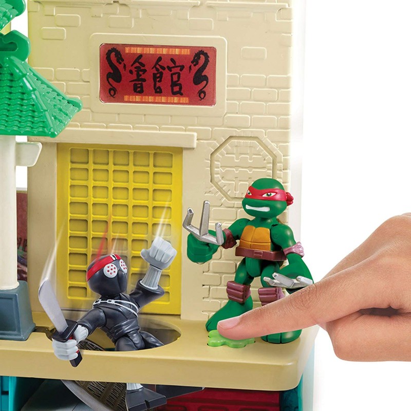 Tortugas Ninja Playset Cuartel Mutante Con Accesorios
