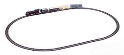 Trem a vapor com luz e som - Circuito, trilhos de 103,5 cm