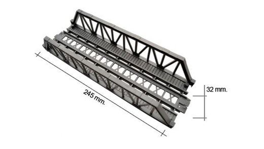Tren Eléctrico Renfe Mercancías con Luz + Puente y Encarrilador