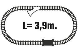 Tren Eléctrico Renfe Mercancías con Luz + Puente y Encarrilador