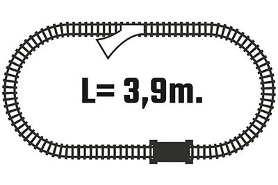 Tren Eléctrico Renfe Mercancías con Luz + Puente y Encarrilador