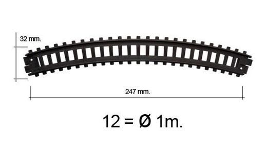 Tren Eléctrico Renfe Mercancías con Luz + Puente y Encarrilador