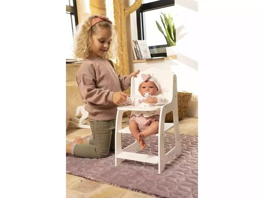 Стульчик для кормления для кукол White Firenze Wood - Arias