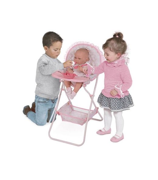 Chaise haute pliante rose - DeCuevas