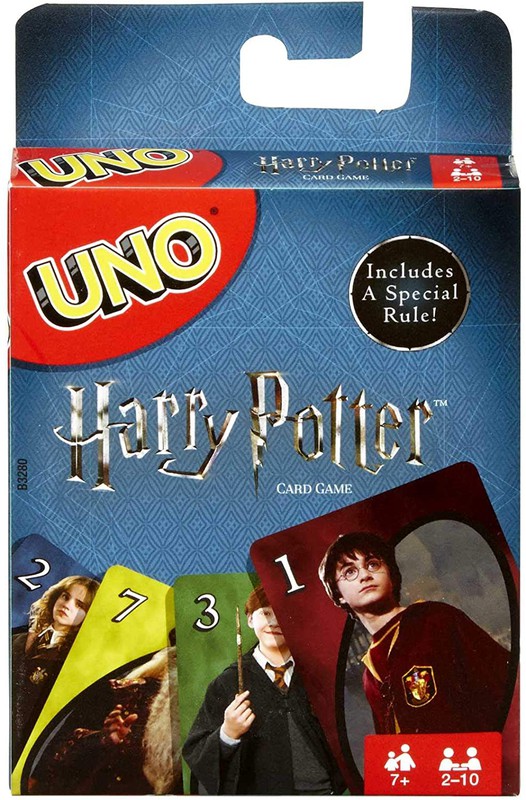 Jogo Uno Harry Potter Mattel 2 a 10 Jogadores com 112 Cartas