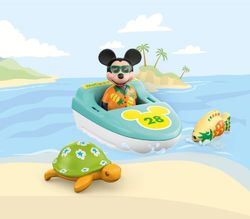 Passeio de barco com Mickey - Playmobil 1.2.3 Aqua Disney