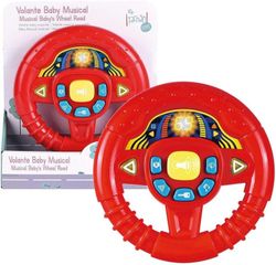 Volante Rojo para Bebé con Luces y Sonidos