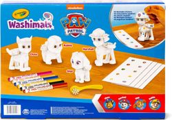Conjunto de 4 animais de estimação da Patrulha Canina Washimals para colorir