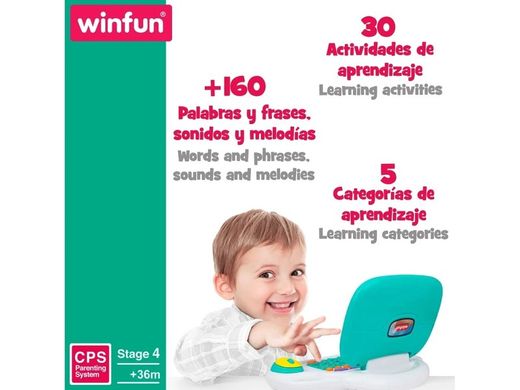 Двуязычный детский ноутбук Winfun