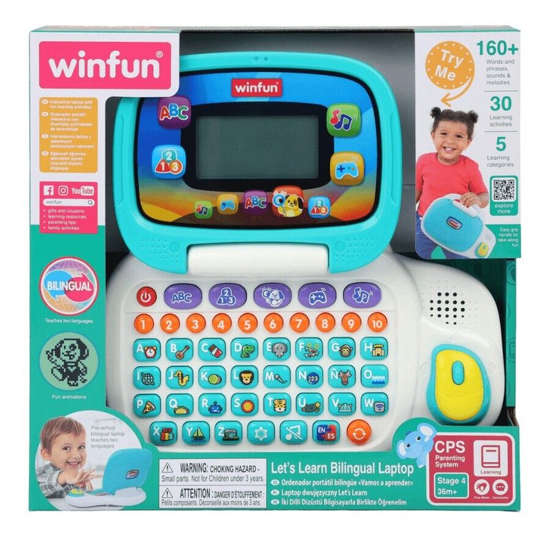 Winfun Bilingual Kids Laptop — Juguetesland