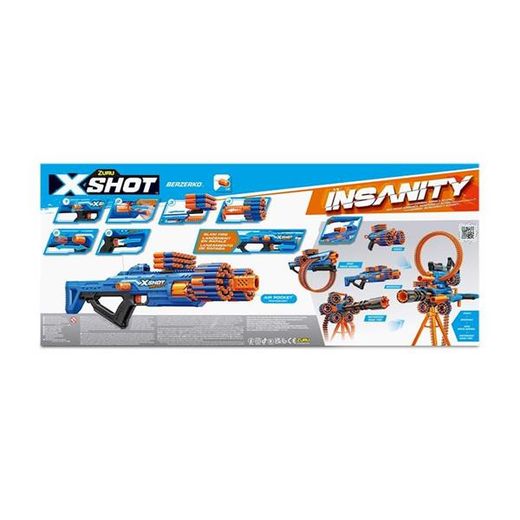 X-Shot Insanity Pistole - Berzerko 48 Darts