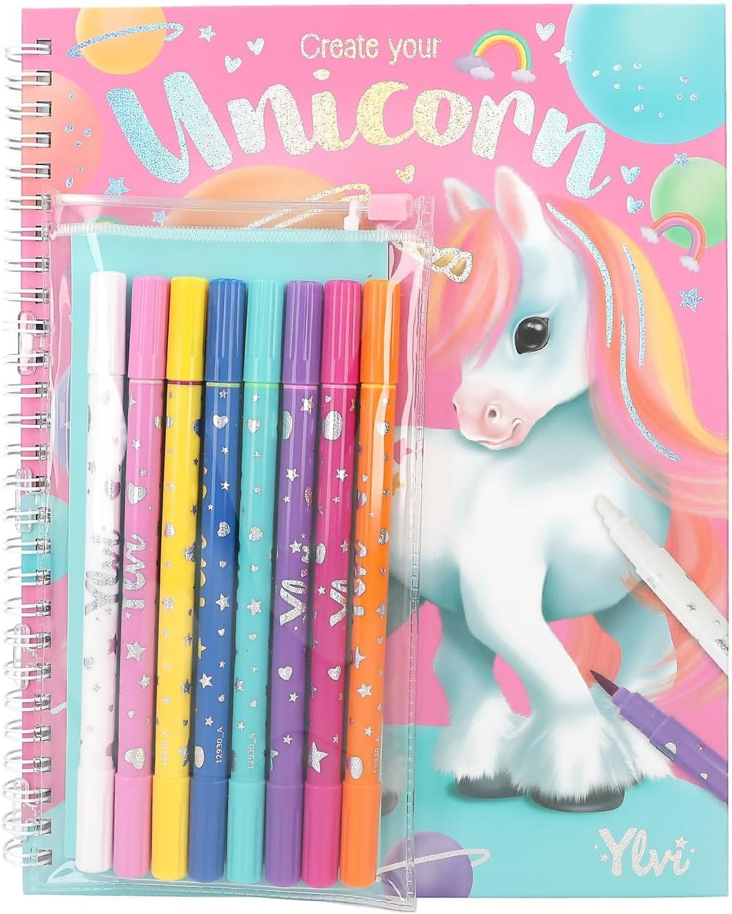 Ylvi - Create Your Unicorn - Set De Libro Para Colorear