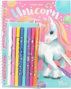 Ylvi - Create Your Unicorn - Set De Libro Para Colorear