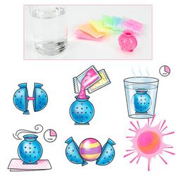 Ylvi DIY - Farbiger Ball - SORTIERT