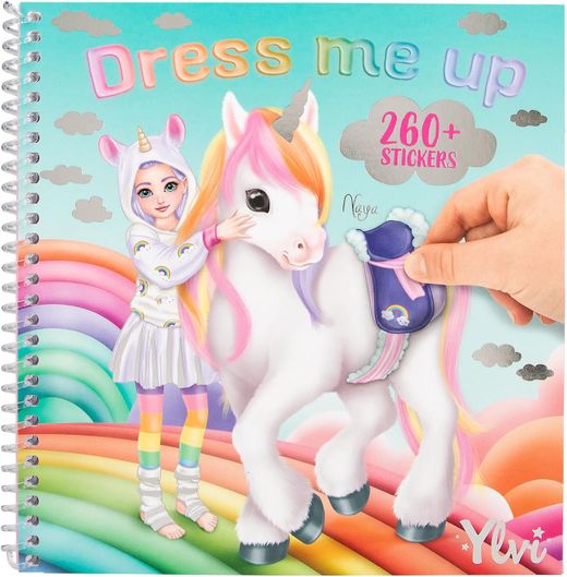 Ylvi - Dress Me Up - Quaderno con adesivi