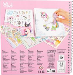 Ylvi - Dress Me Up - Quaderno con adesivi